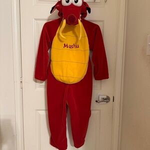 Red and Yellow Mushu Costume